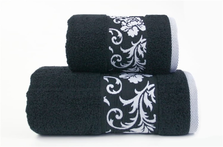 Ręcznik 50x90cm 450g 100% Bawełna Glamour Ciemny Popielaty Greno
