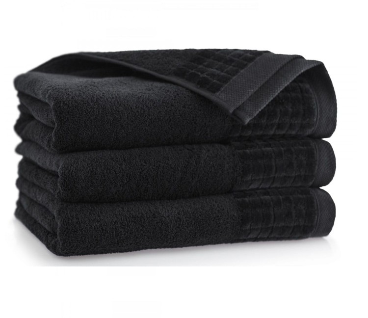Ręcznik Antybakteryjny 70x140cm 500g Czarny Paulo 3 Antibacterial+ Zwoltex