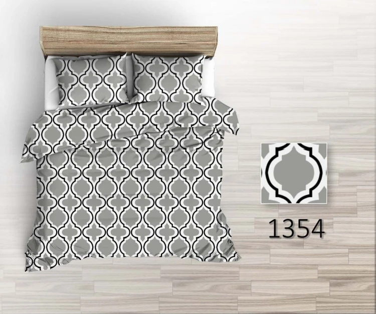 Pościel 220x200 + 2 Poszewki 100% Bawełna P1354 Famitex