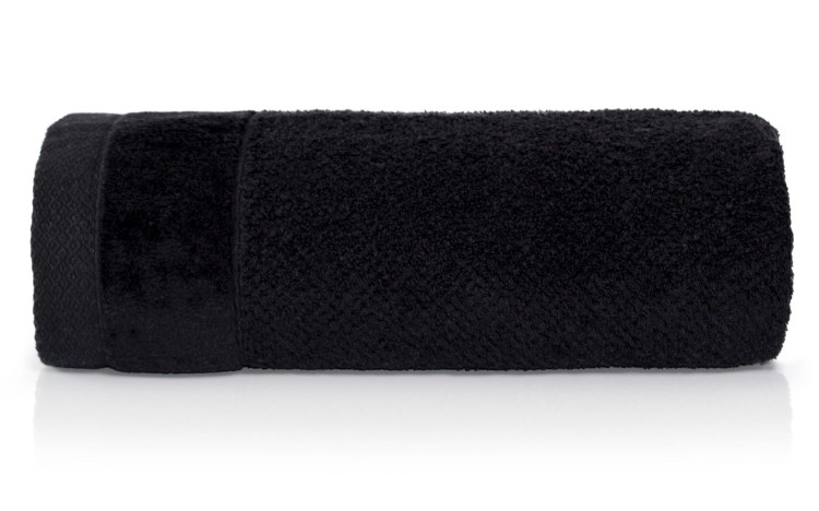 Ręcznik 30x50cm 550g 100% Bawełna Czarny Vito Detexpol