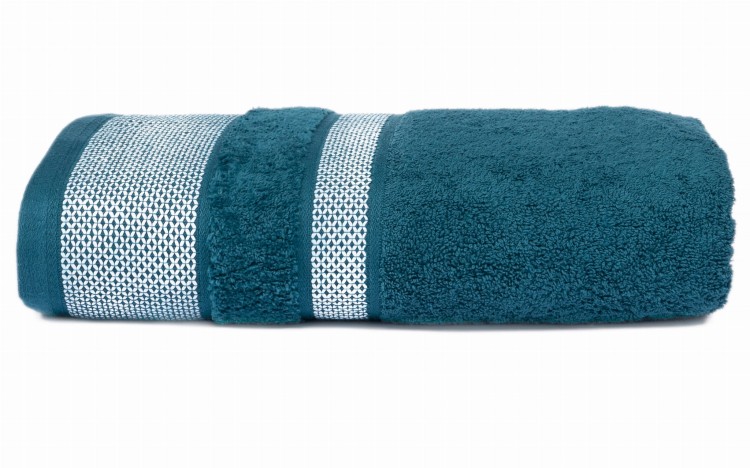 Ręcznik 70x140 550g 100% Bawełna Carlo DARK TURQ   Detexpol