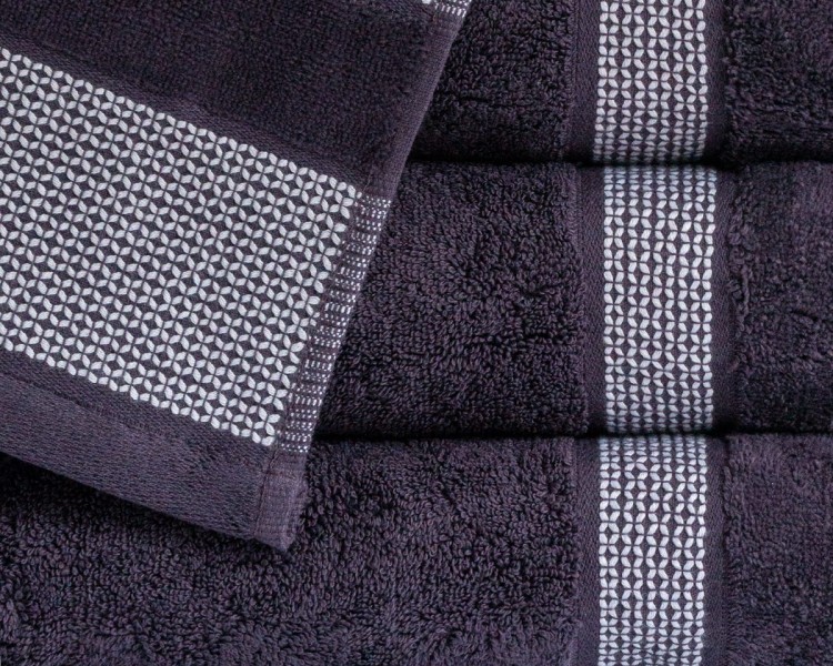 Ręcznik 70x140 550g 100% Bawełna Carlo PLUM  Detexpol