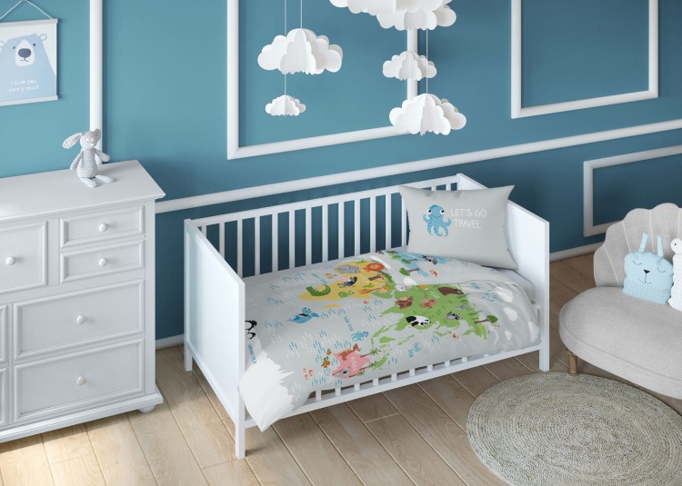 Pościel Bawełniana 90x120 Dwustronna 3961B Detexpol