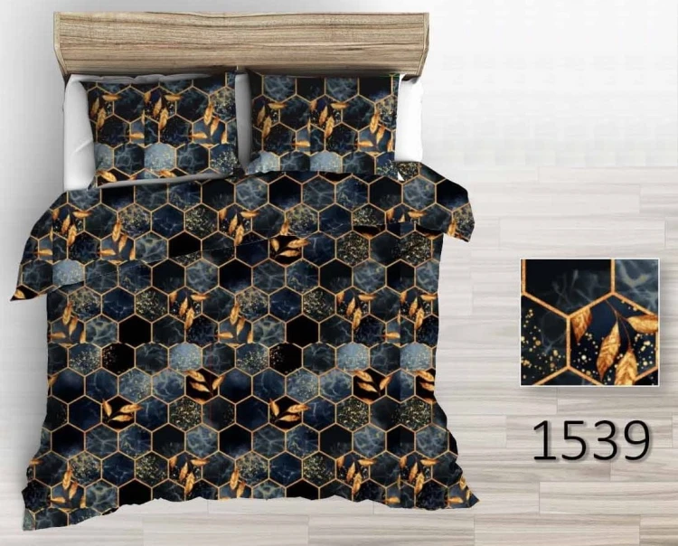 Pościel 220x200cm + 2 Poszewki 100% Bawełna P1539 Famitex