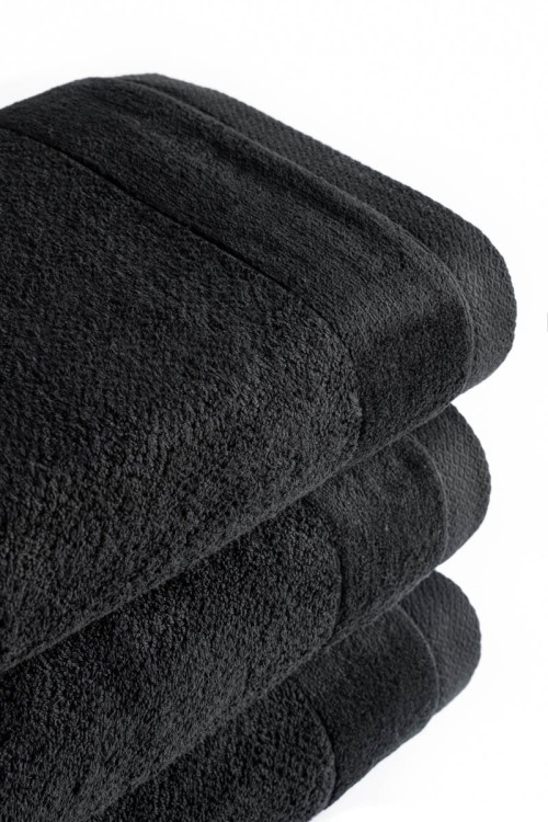 Ręcznik 100x150cm 550g 100% Bawełna Czarny  Vito Detexpol