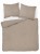 Pościel 160x200 + 2 Poszewki Satyna 100% Bawełna Pure Taupe Fabryka Pościel