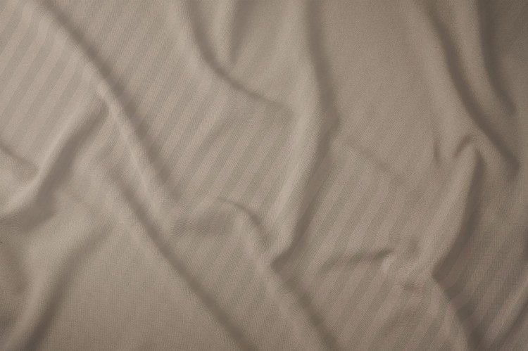 Pościel 160x200 + 2 Poszewki Satyna 100% Bawełna Pure Taupe Fabryka Pościel