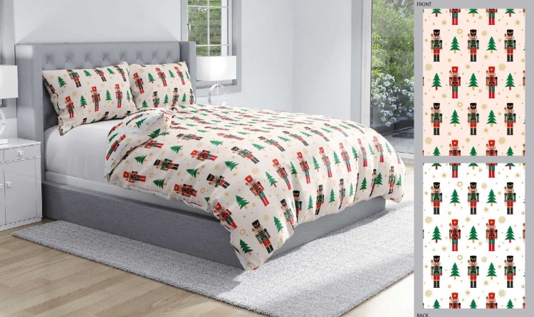 Pościel 220x200cm + 2 Poszewki 100% Bawełna ROT235016-14 Carbotex