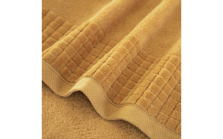 Ręcznik Antybakteryjny 50x100cm 500g Musztardowy Paulo 3  Antibacterial+ Zwoltex