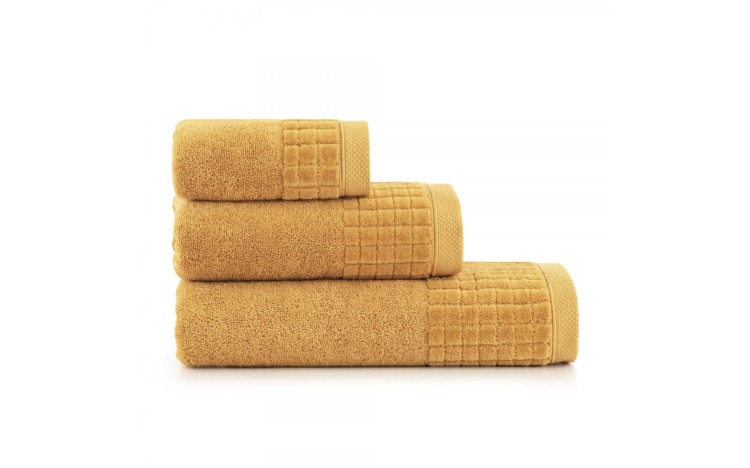 Ręcznik Antybakteryjny 50x100cm 500g Musztardowy Paulo 3  Antibacterial+ Zwoltex