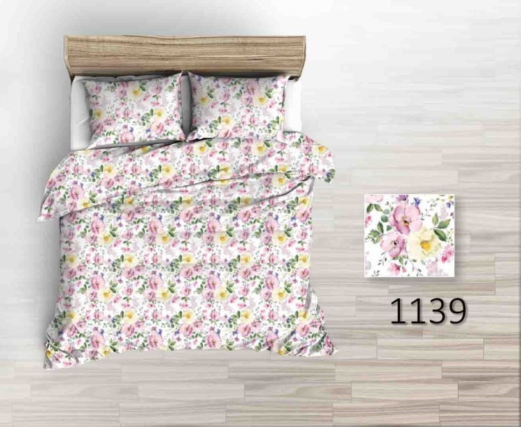 Pościel 180x200 + 2 Poszewki 100% Bawełna P1139 Famitex
