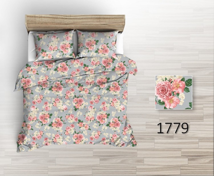 Pościel 160x200 + 2 Poszewki 100% Bawełna P1779 Famitex