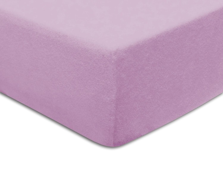 Prześcieradło z gumką 140x200 cm Wrzos Frotte Famitex