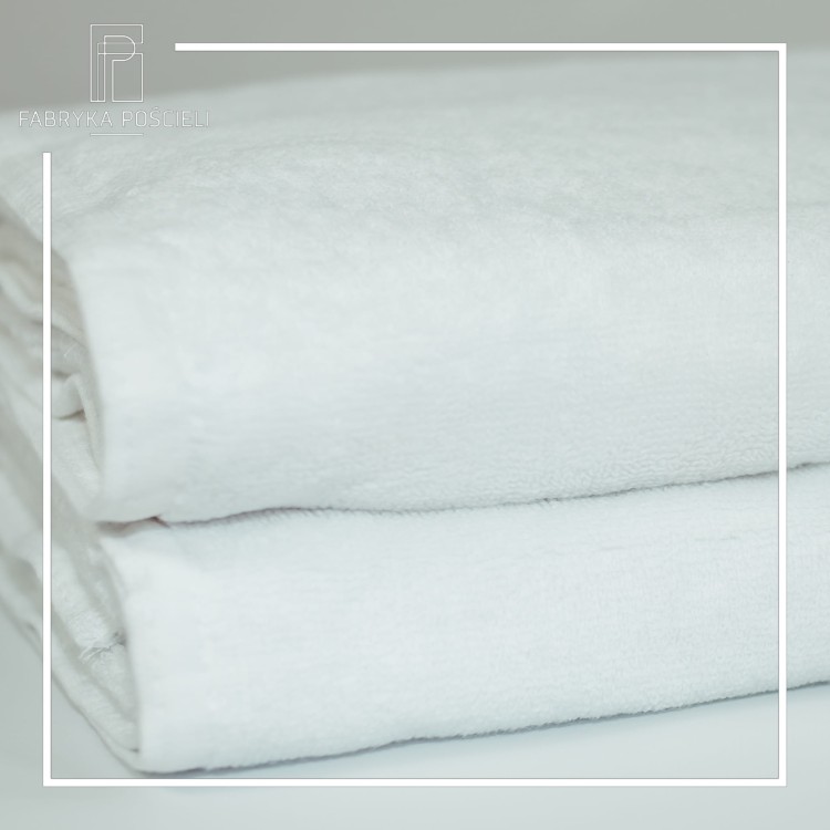 Recznik Hotelowy 70x140 Premium 550g Biały Podwójna Pętelka Famitex