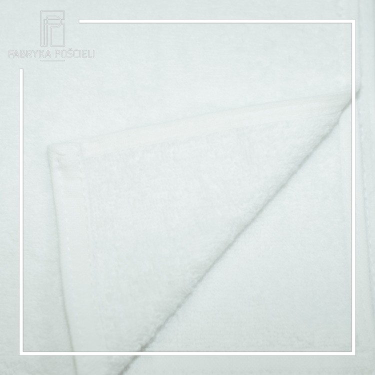 Recznik Hotelowy 70x140 Premium 550g Biały Podwójna Pętelka Famitex