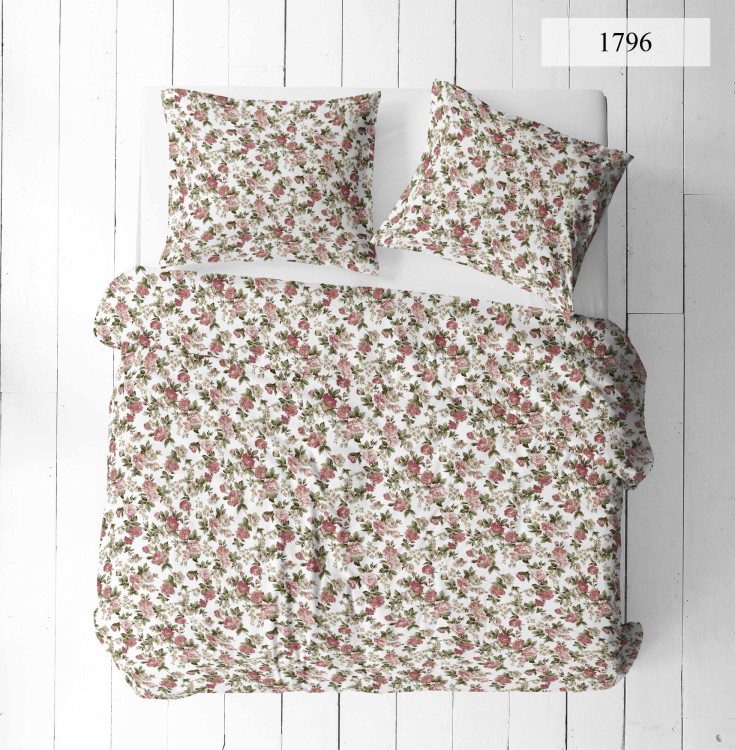 Pościel 160x200 + 2 Poszewki 100% Bawełna P1796 Famitex