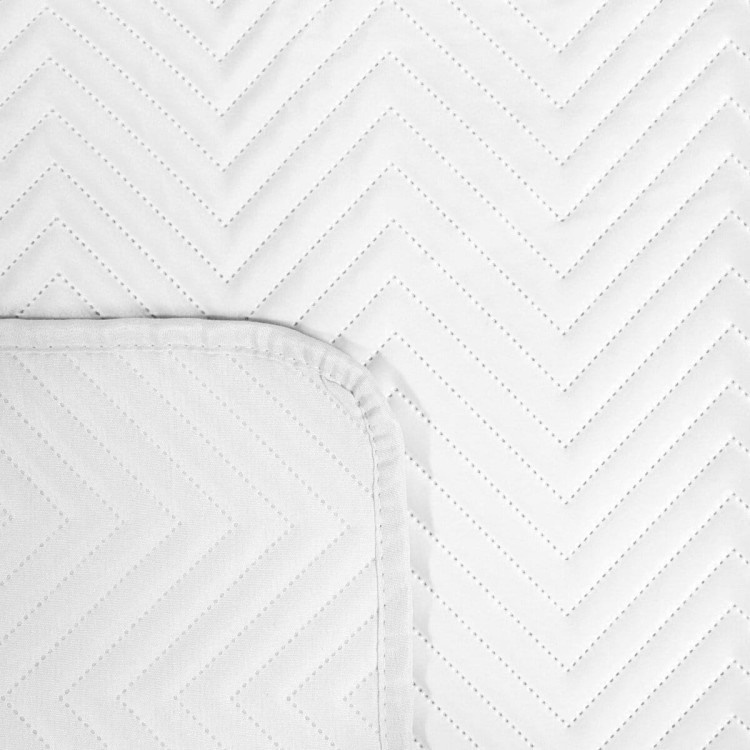 Narzuta Velvet 230x260 Sofia Biała Eurofirany