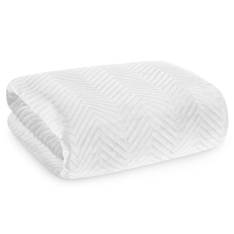 Narzuta Velvet 230x260 Sofia Biała Eurofirany