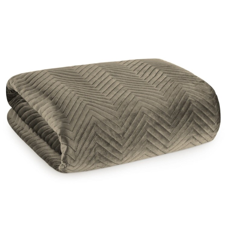 Narzuta Velvet 70x160 Sofia Brązowy Eurofirany