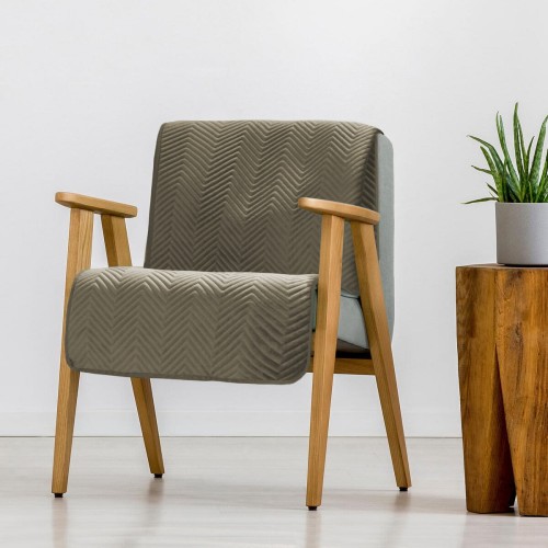 Narzuta Velvet 70x160 Sofia Brązowy Eurofirany