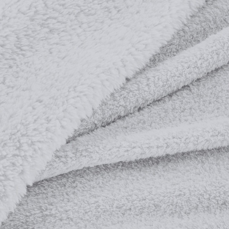 Koc Polarowy 170x210cm LORI Srebrny D91