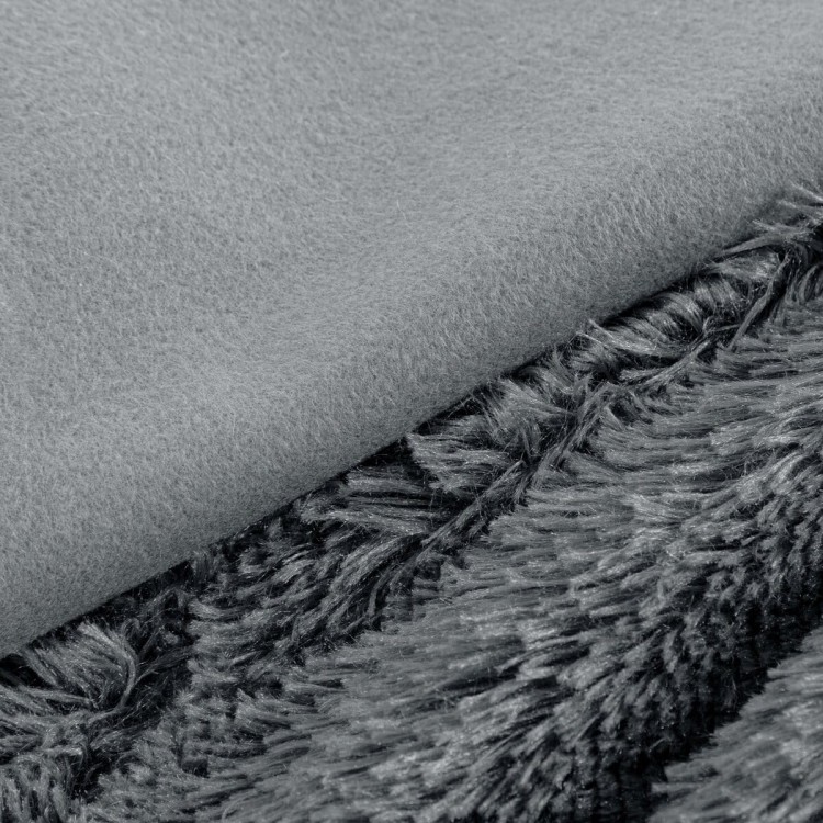 Koc Futrzany 170x210cm Srebrny D91
