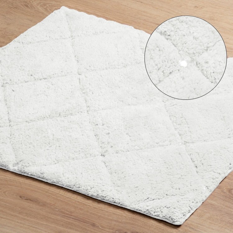 Dywanik Łazienkowy 60x90cm CHIC 2 Biały Eurofirany