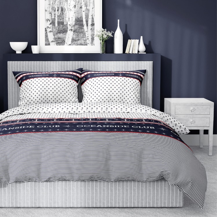 Pościel 220x200 + 2 Poszewki Satyna 100% Bawełna 4920A Detexpo
