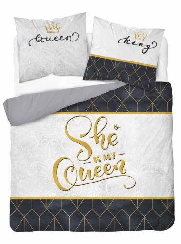 Pościel Holland 160x200 + 2 Poszewki 100% Bawełna 3747A Detexpol