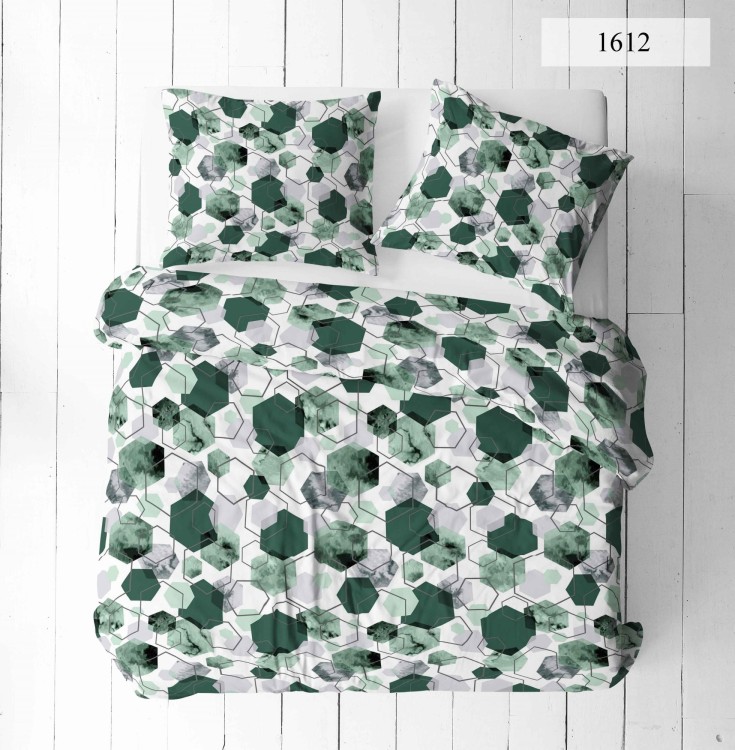 Pościel 200x200cm + 2 Poszewki 100% Bawełna P1612 Fabryka-Pościeli