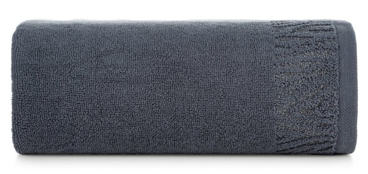 Ręcznik 30x50 500g 100% Bawełna Margo Stalowy Eurofirany