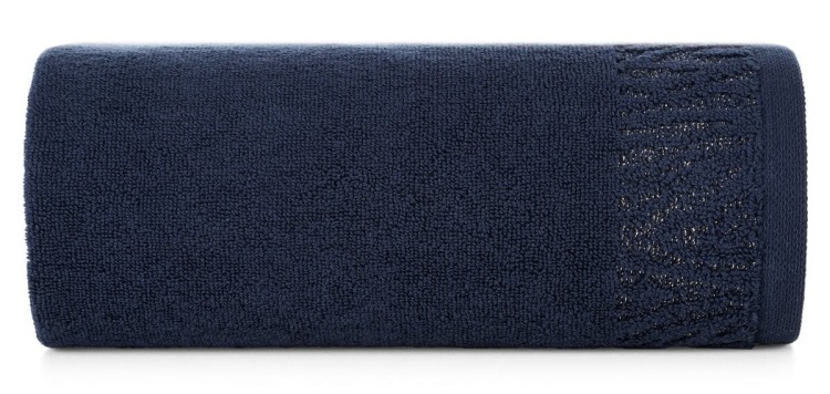 Ręcznik 30x50 500g 100% Bawełna Margo Granatowy Eurofirany