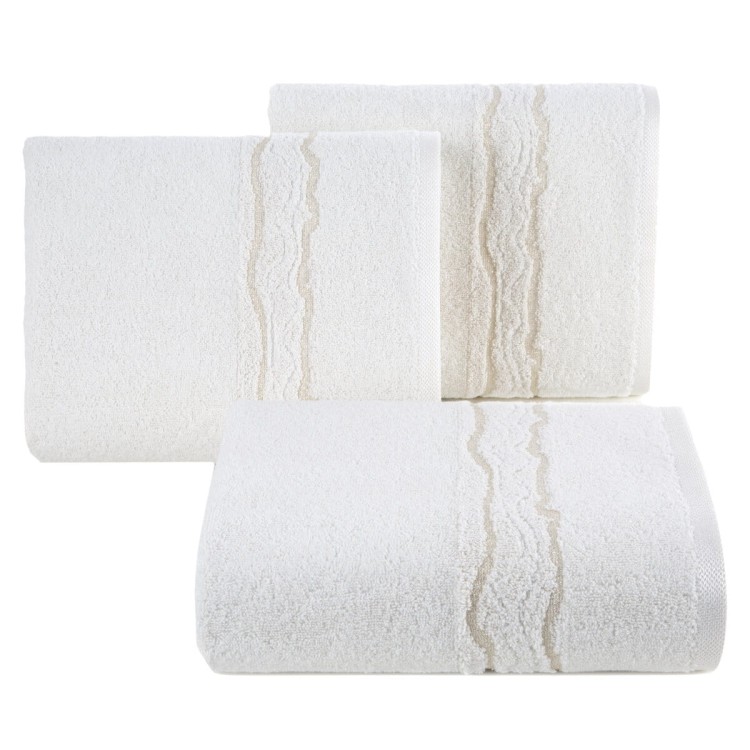 Ręcznik 30x50 500g 100% Bawełna Karin Kremowy Eurofirany