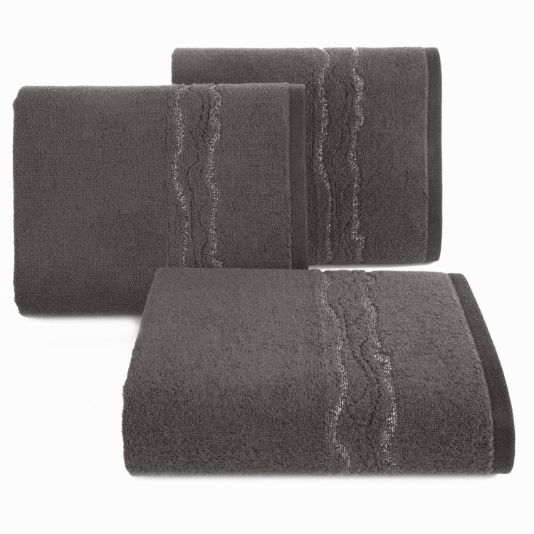 Ręcznik 30x50 500g 100% Bawełna Karin Stalowy Eurofirany