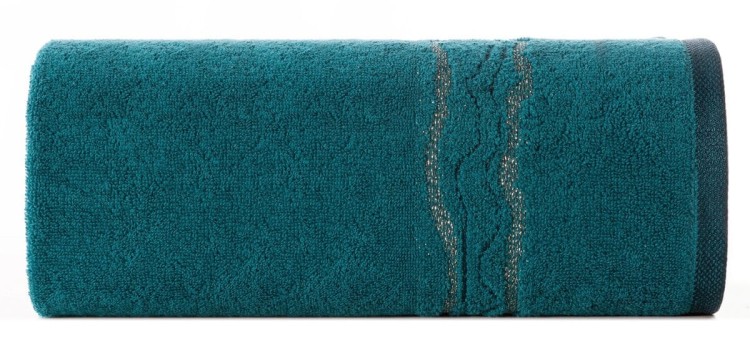 Ręcznik 30x50 500g 100% Bawełna Karin Ciemny Turkusowy Eurofirany
