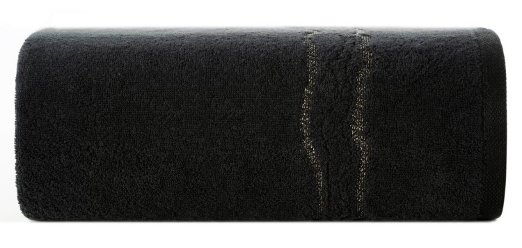 Ręcznik 30x50 500g 100% Bawełna Karin Czarny Eurofirany