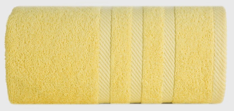 Ręcznik 100x150 500g 100% Bawełna Milo Żółty Eurofirany