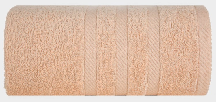 Ręcznik 100x150 500g 100% Bawełna Milo Jasnopomarańczowy Eurofirany