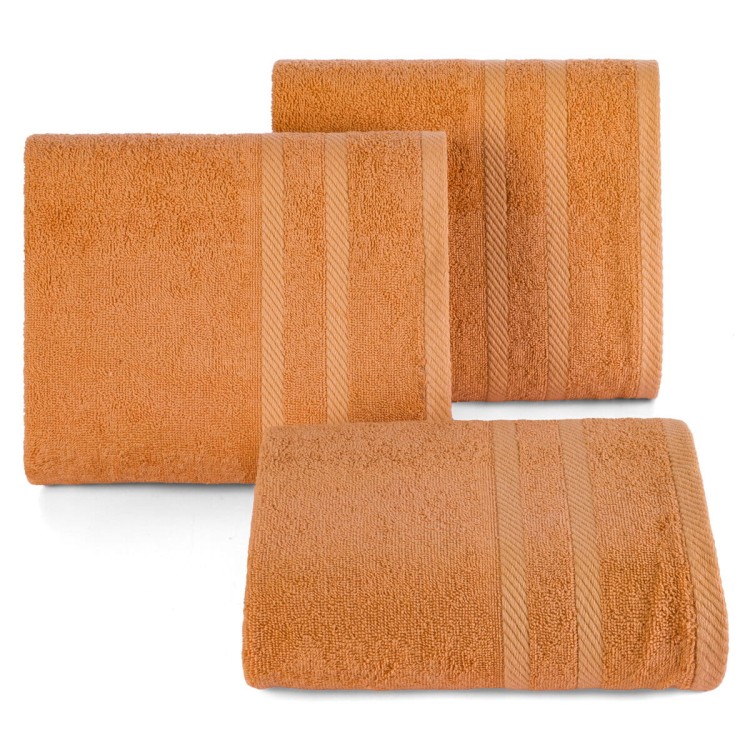 Ręcznik 100x150 500g 100% Bawełna Milo Pomarańczowy Eurofirany
