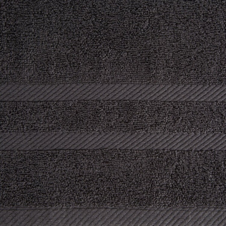 Ręcznik 100x150 500g 100% Bawełna Milo Czarny Eurofirany