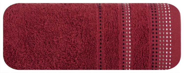 Ręcznik 30x50 500g 100% Bawełna Pola Bordo Eurofirany