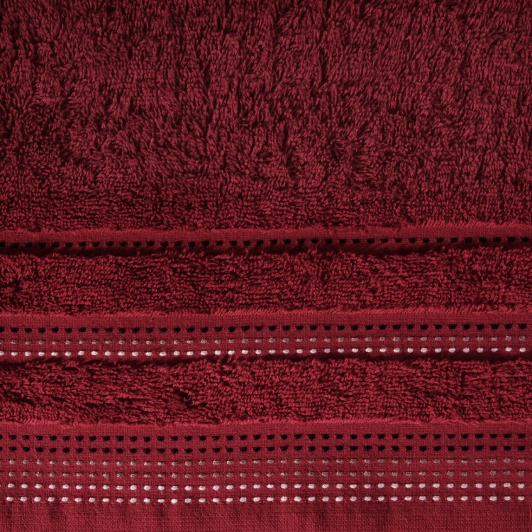 Ręcznik 30x50 500g 100% Bawełna Pola Bordo Eurofirany