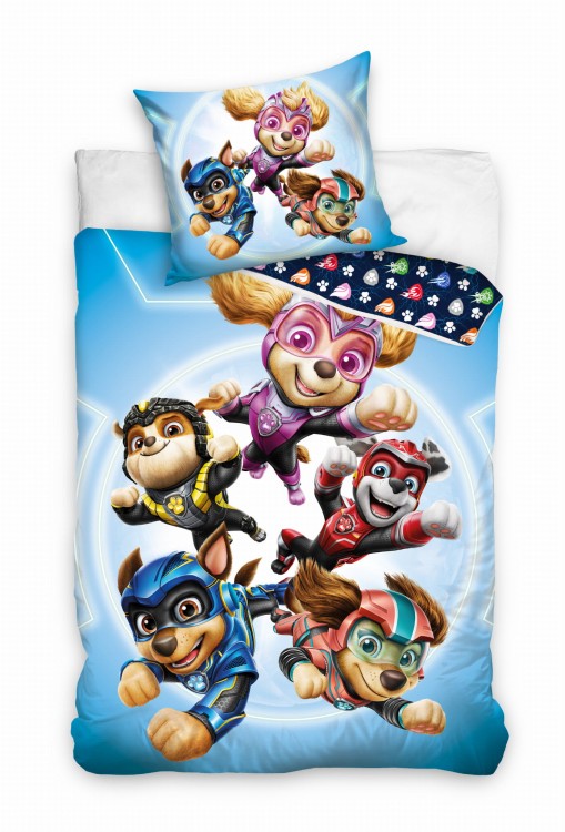 Pościel 160x200 + Poszewka 100% Bawełna Psi Patrol 233008B Carbotex