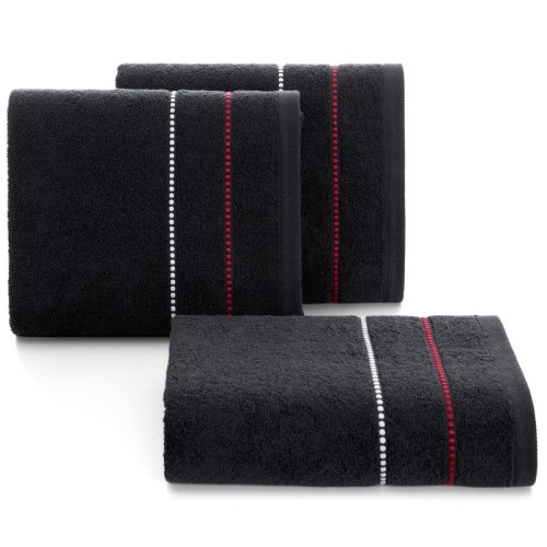 Ręcznik 30x50 500g 100% Bawełna Suzi Czarny Eurofirany