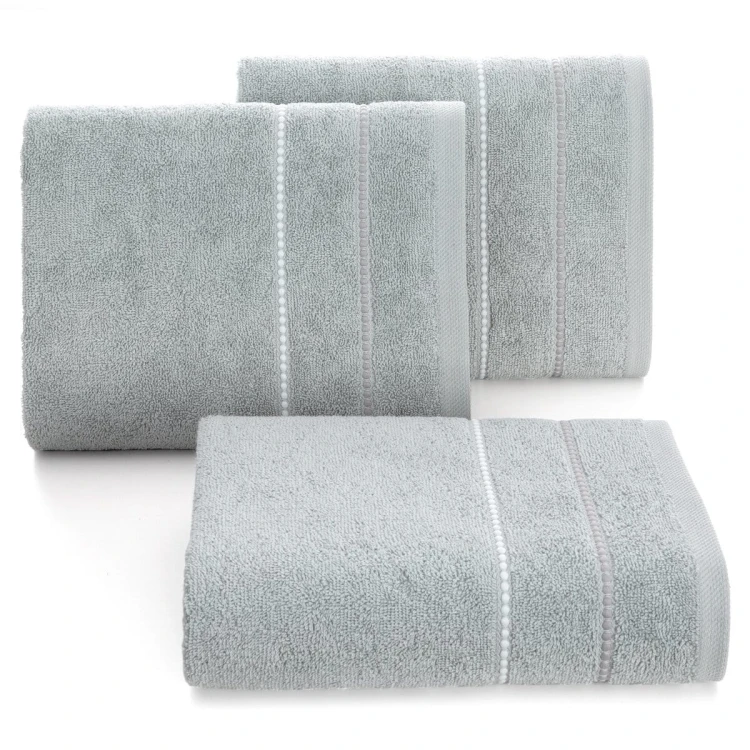 Ręcznik 50x90 500g 100% Bawełna Suzi Srebrny Eurofirany