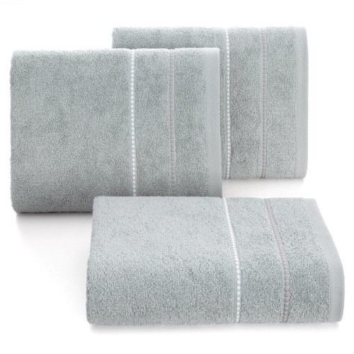 Ręcznik 70x140 500g 100% Bawełna Suzi Srebrny Eurofirany