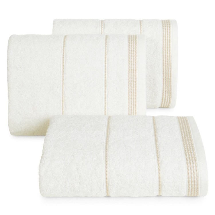 Ręcznik 30x50 500g 100% Bawełna Mira Kremowy Eurofirany