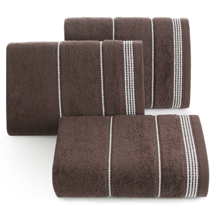 Ręcznik 50x90 500g 100% Bawełna Mira Brązowy Eurofirany