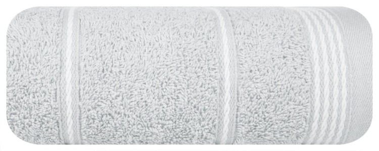 Ręcznik 50x90 500g 100% Bawełna Mira Srebrny Eurofirany