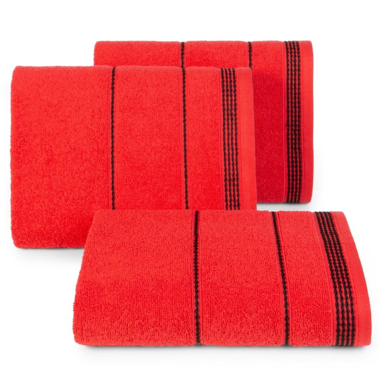 Ręcznik 70x140 500g 100% Bawełna Mira Czerwony Eurofirany